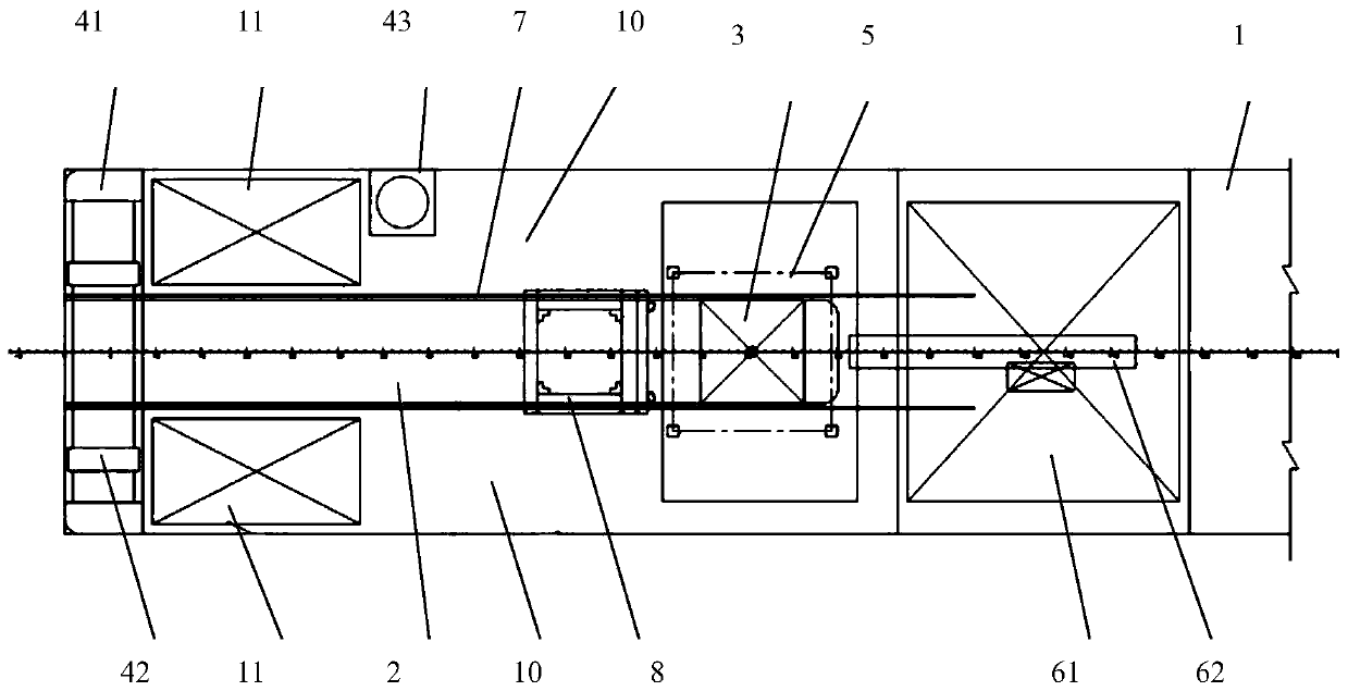 A seabed mining system deployment and recovery device and its sea trial method