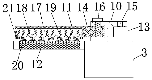 River sewage filtering and impurity-removing device