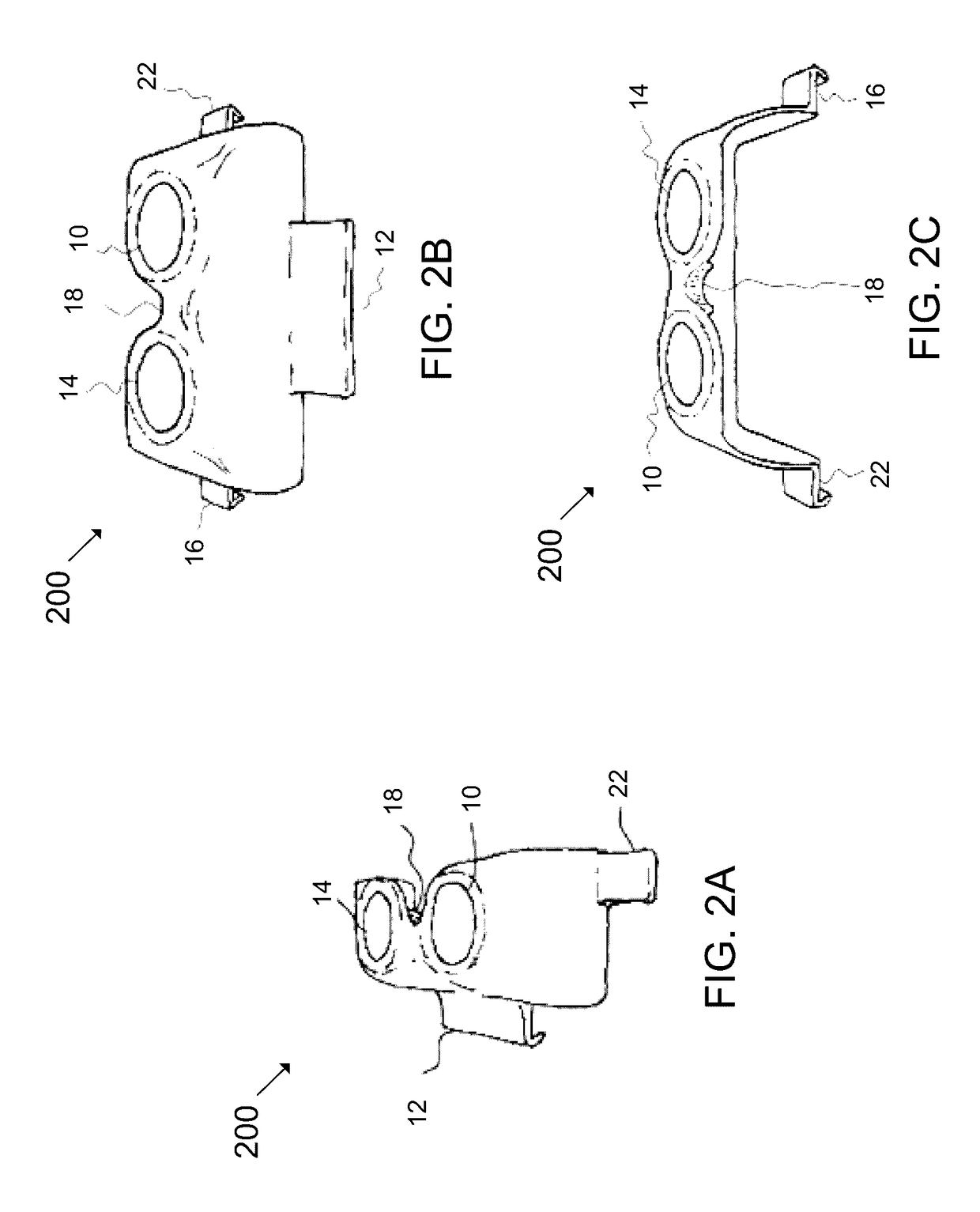 Method for interacting with virtual environment using stereoscope attached to computing device and modifying view of virtual environment based on user input in order to be displayed on portion of display
