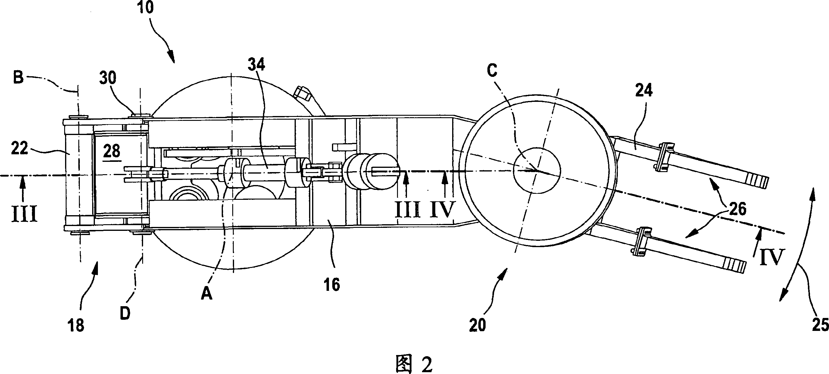 Handling device for elements of tapping runners