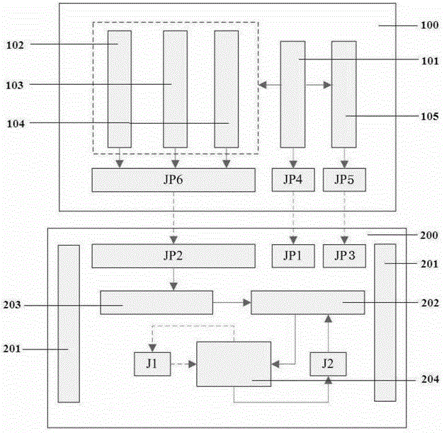 Multiple real-time reconfiguration adaptor used in test of field-programmable gate array device