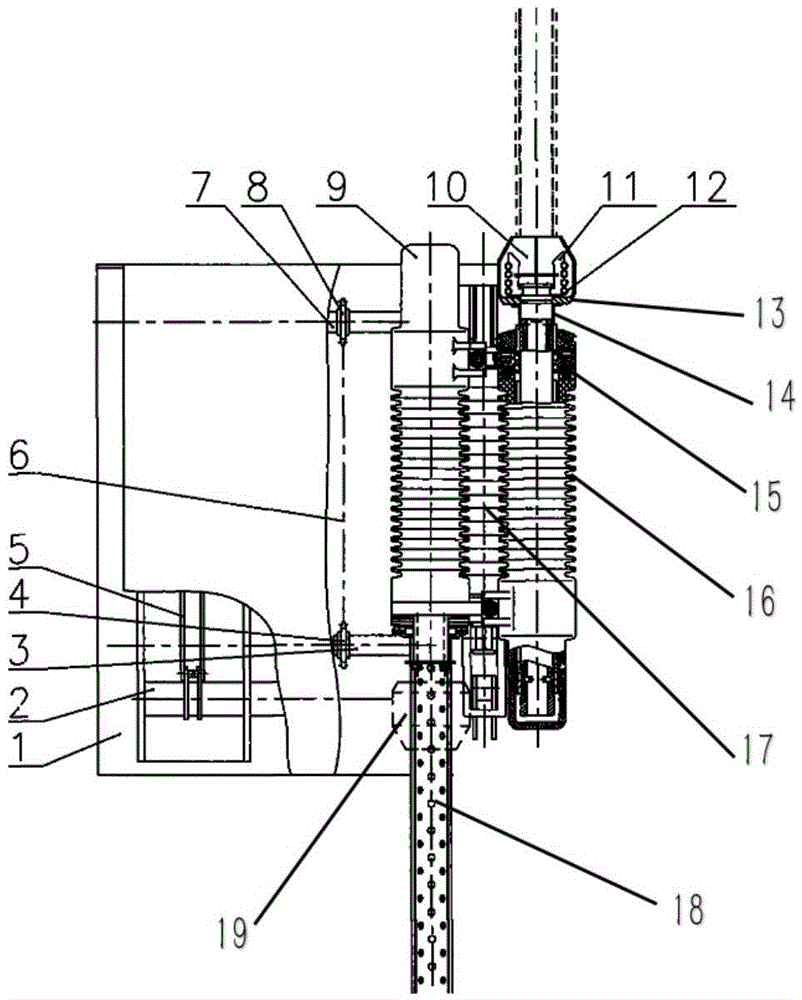 High-voltage enclosed switch cabinet