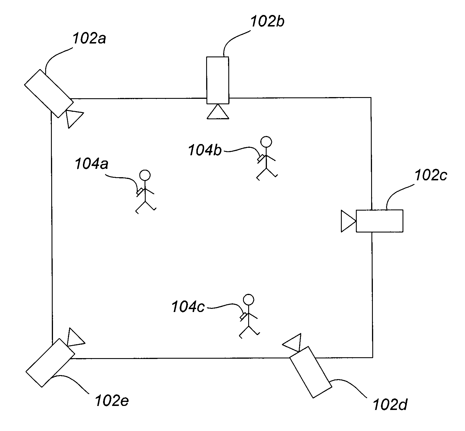 System for following an object marked by a tag device with a camera