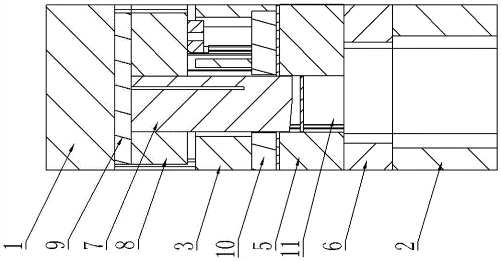 Machining mold of seat slide rail bracket