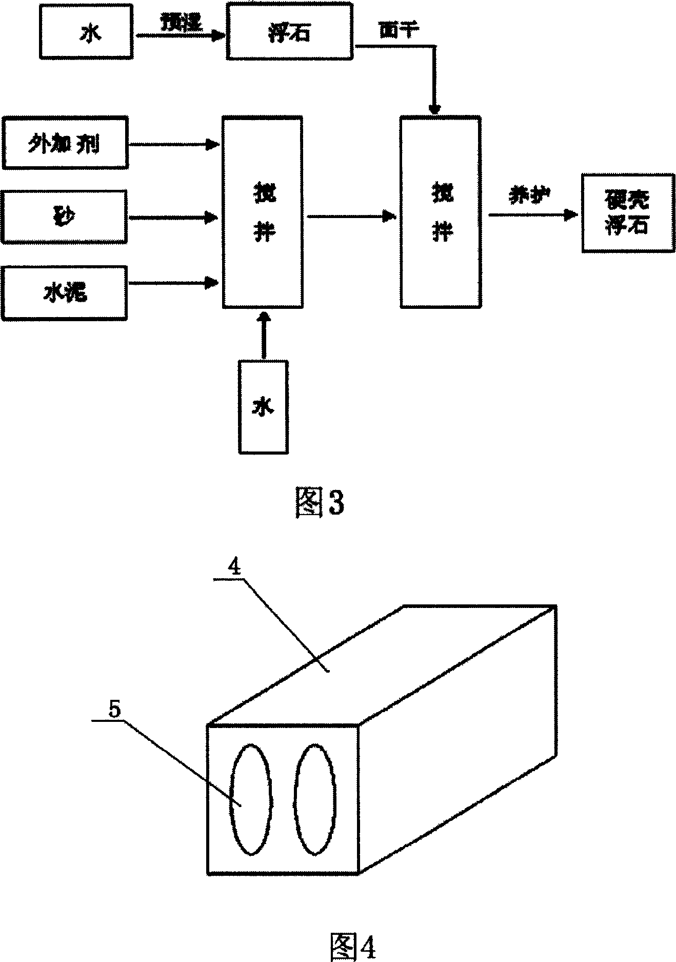 Hard shell pumice concrete, light building block and its preparation method