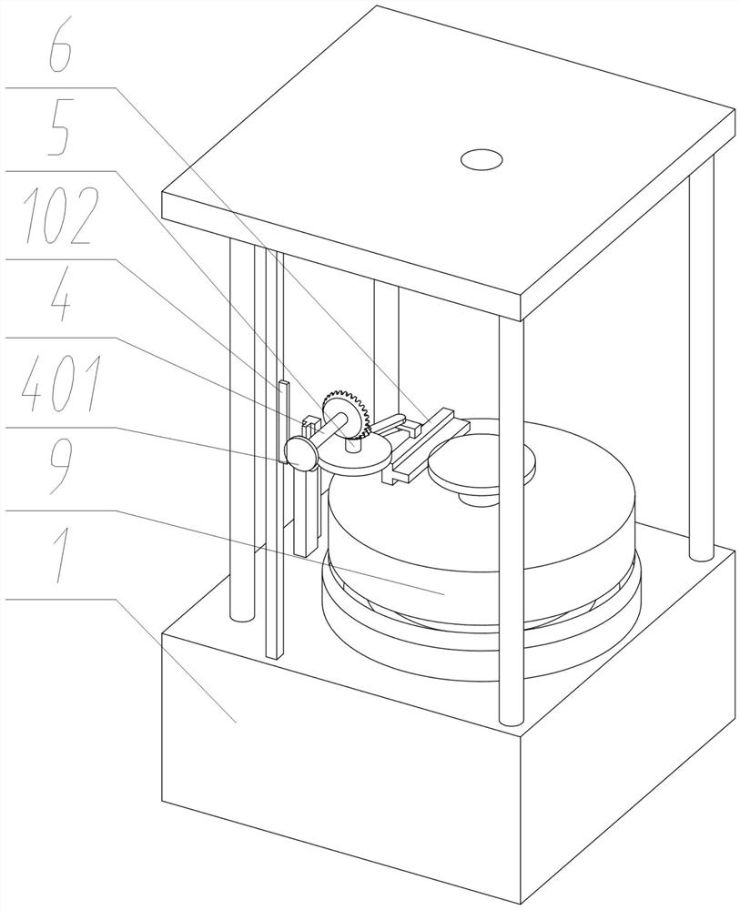 Pre-positioning type rubber product cutting device