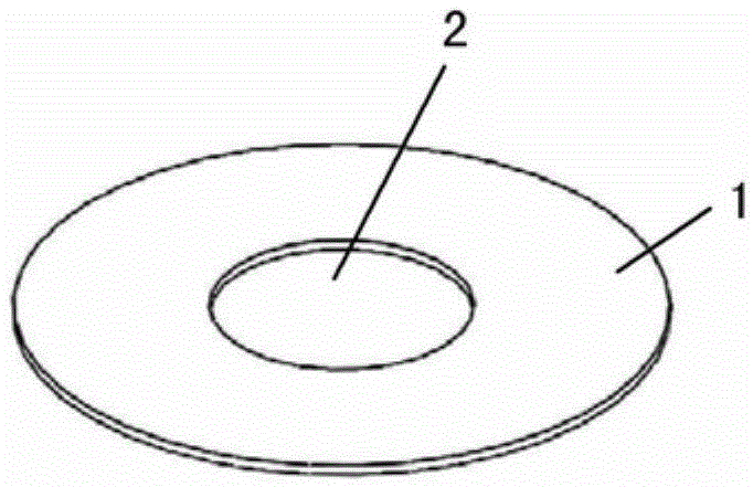 Battery equipped with large-pore-diameter insulating ring