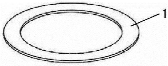 Battery equipped with large-pore-diameter insulating ring