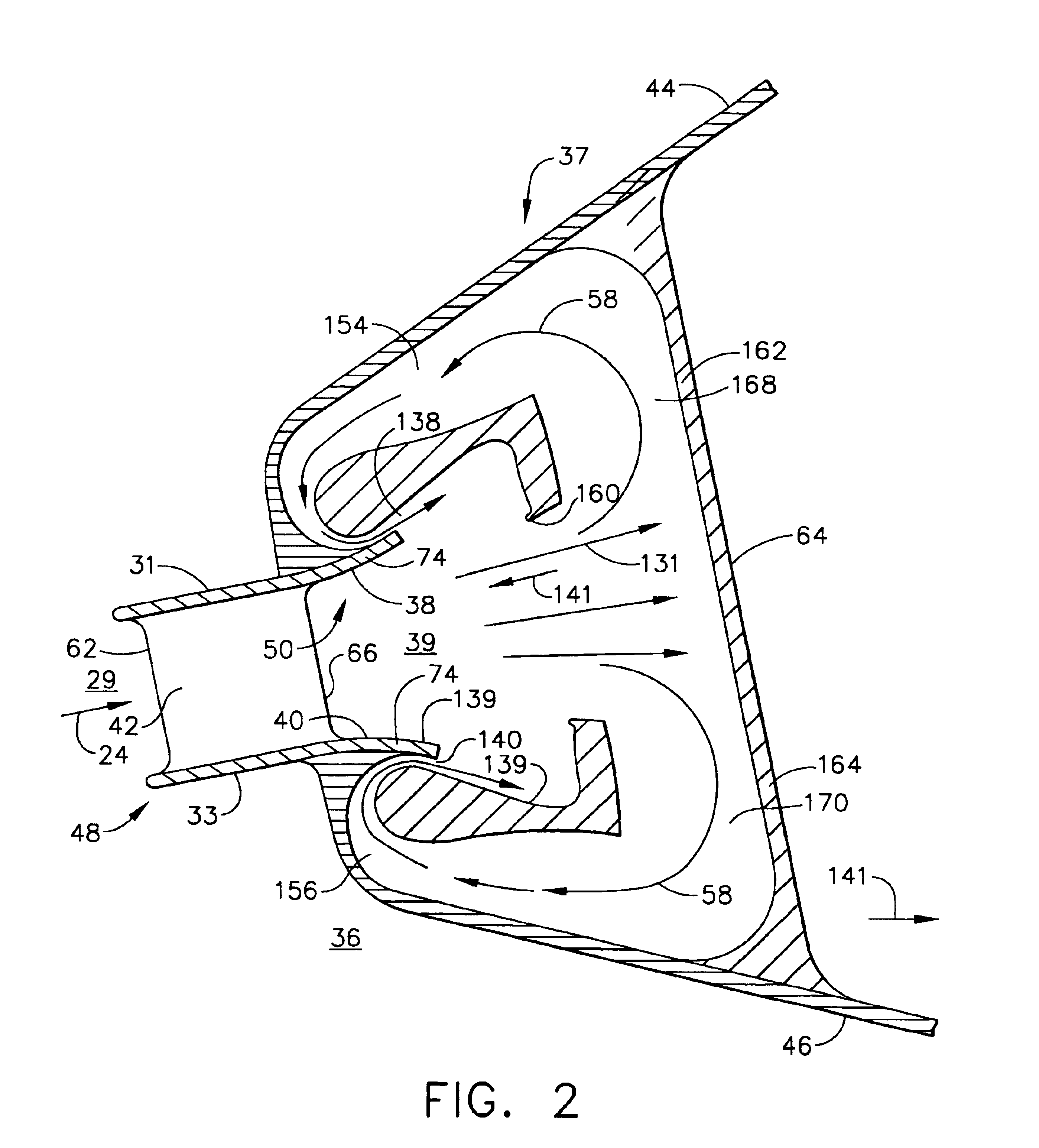 Combustor inlet diffuser with boundary layer blowing