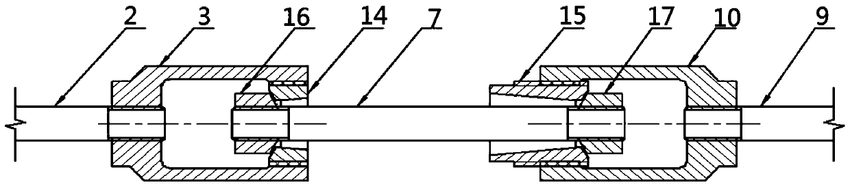 Connection node for adjacent prefabricated members and construction method of connection node