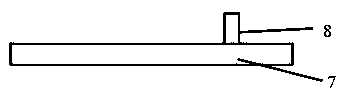 Laminating type micro-convex-table array type micro-reactor for steam reforming of methanol