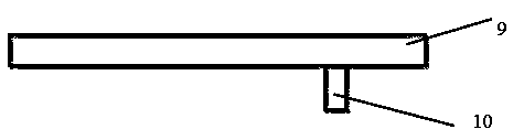 Laminating type micro-convex-table array type micro-reactor for steam reforming of methanol