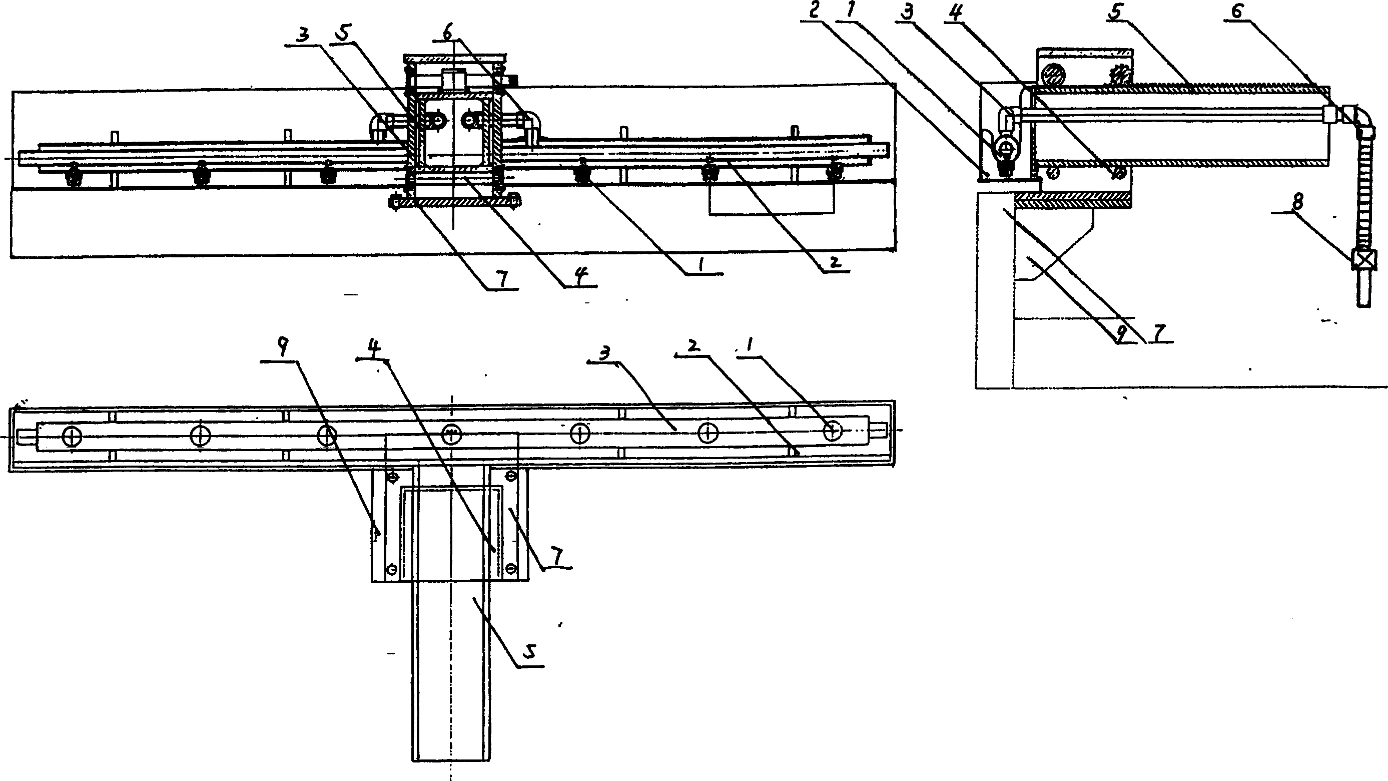 Stelmo line gas spray cooling device and method for high-speed wire rod mill