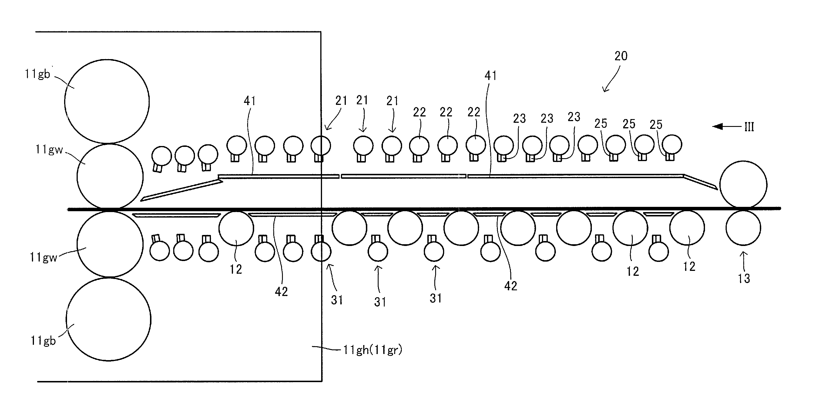 Nozzle header, cooling apparatus, manufacturing apparatus of hot-rolled steel sheet, and method for manufacturing hot-rolled steel sheet