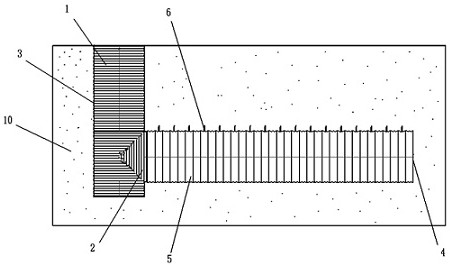 A method of underground excavation construction of assembled corrugated steel plate underground comprehensive pipe gallery