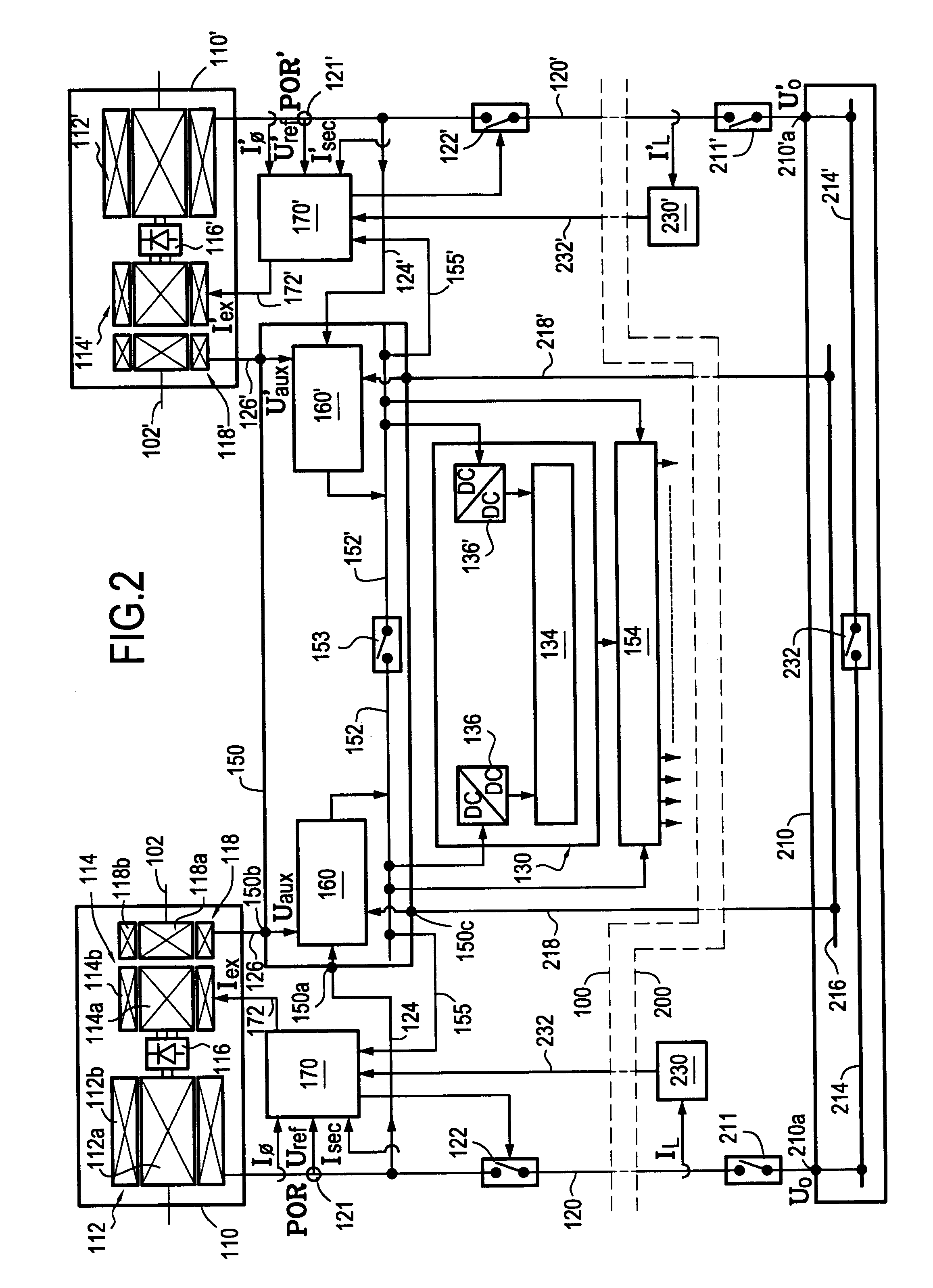 Electrical power supply for an aircraft