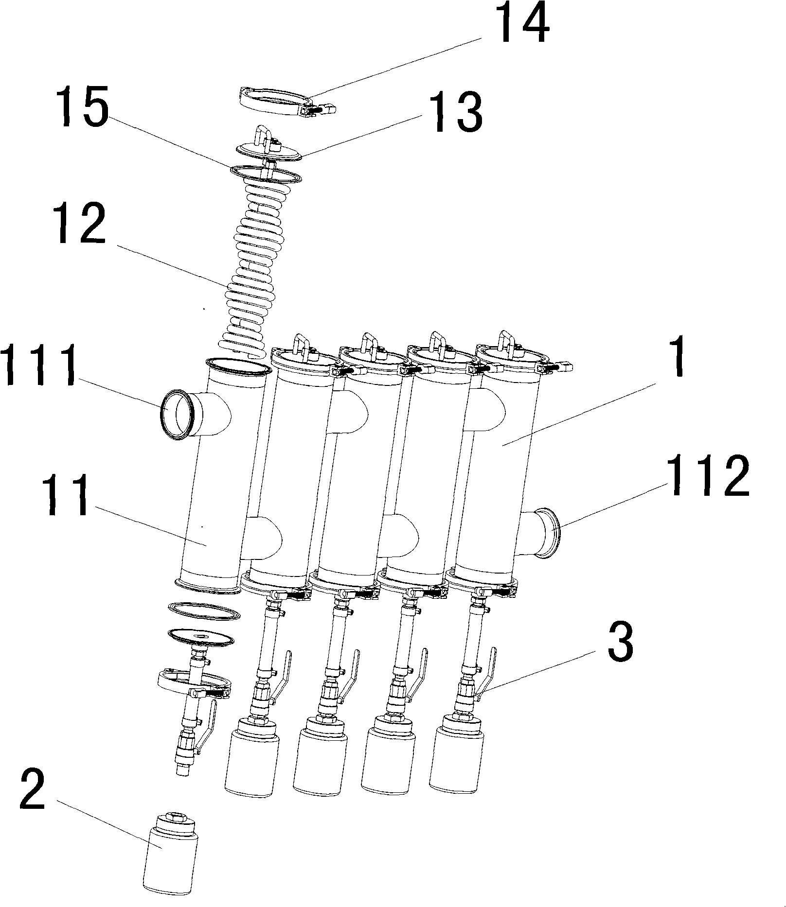 Reflux brazier soldering flux collection device and using method thereof