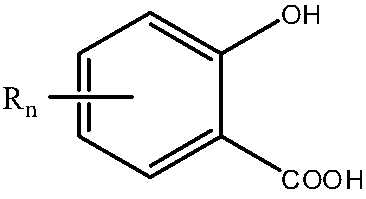 A kind of preparation method of chromium o-hydroxybenzoate containing substituent