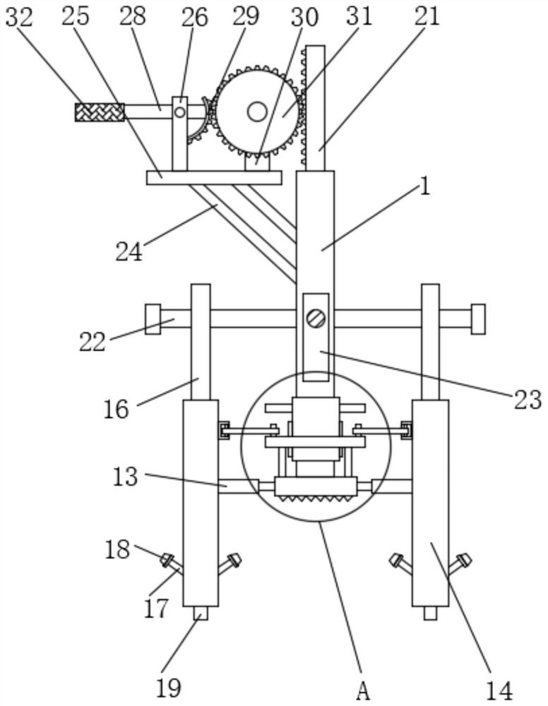 Deep treatment type soil remediation device and method