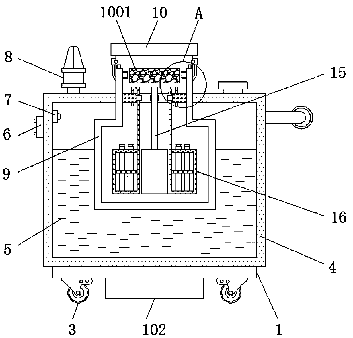 Refrigeration storage device for preserving stem cells