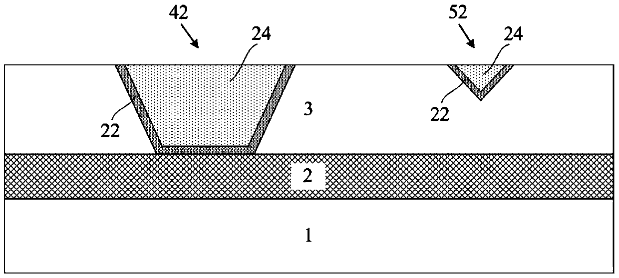 A dielectric isolation structure and method for SOI process