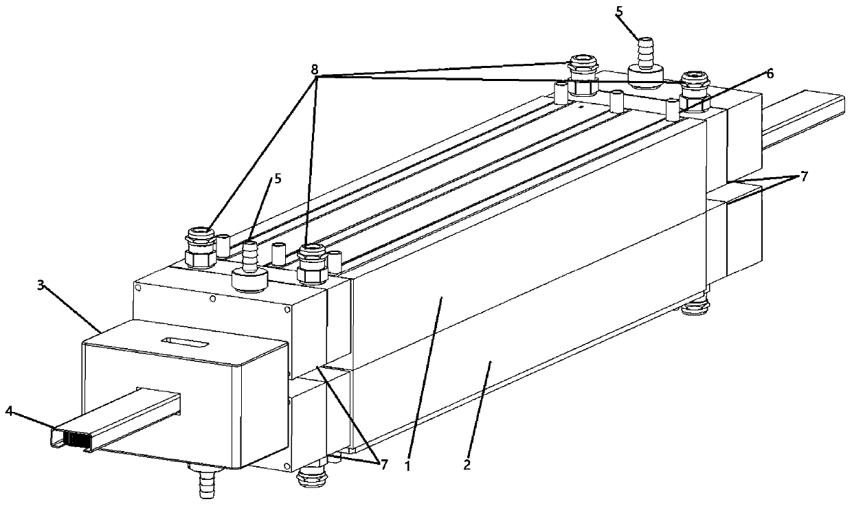 Pulse light source system for sterilization of sealing device