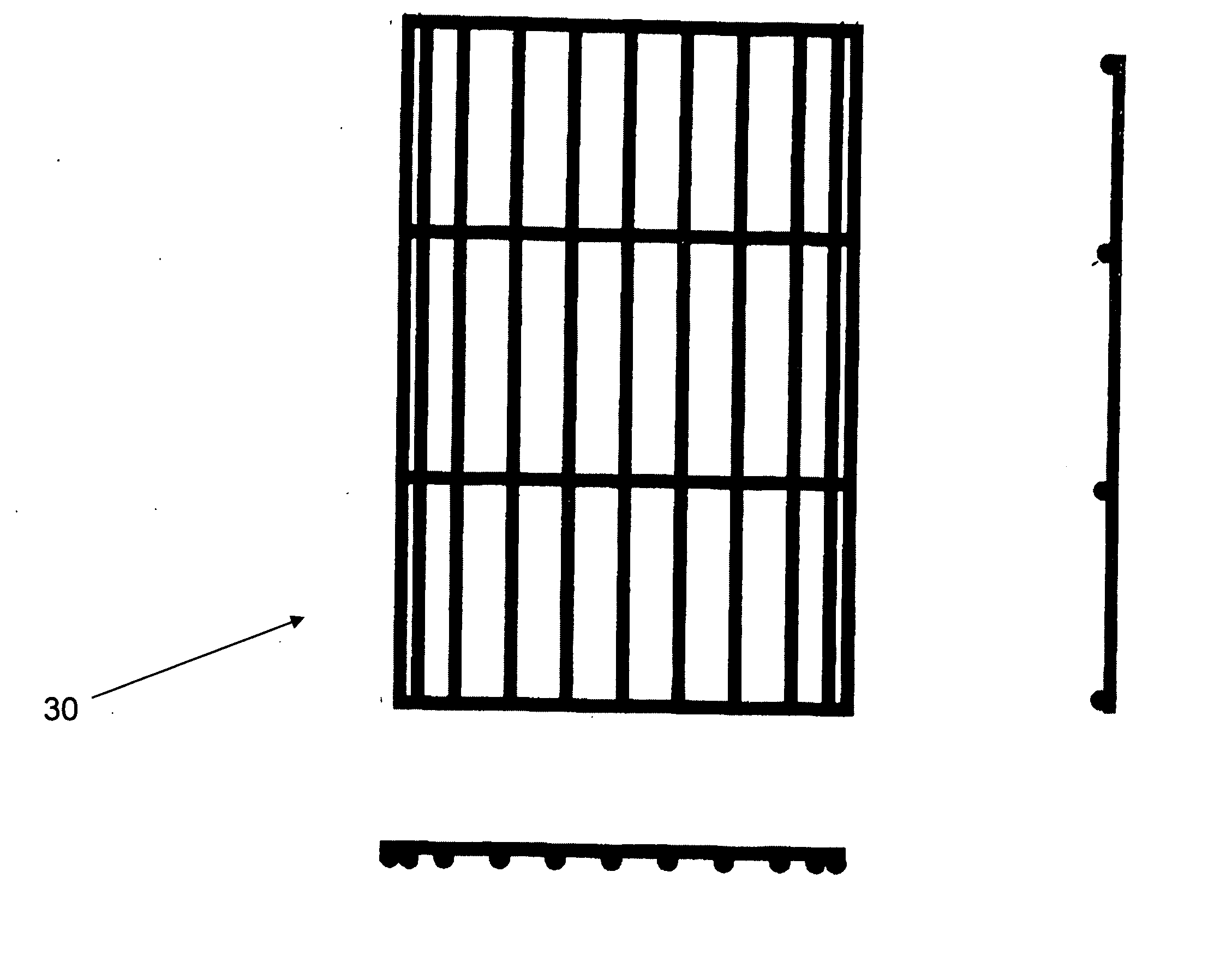 Attic floor joist grid system for weight bearing storage