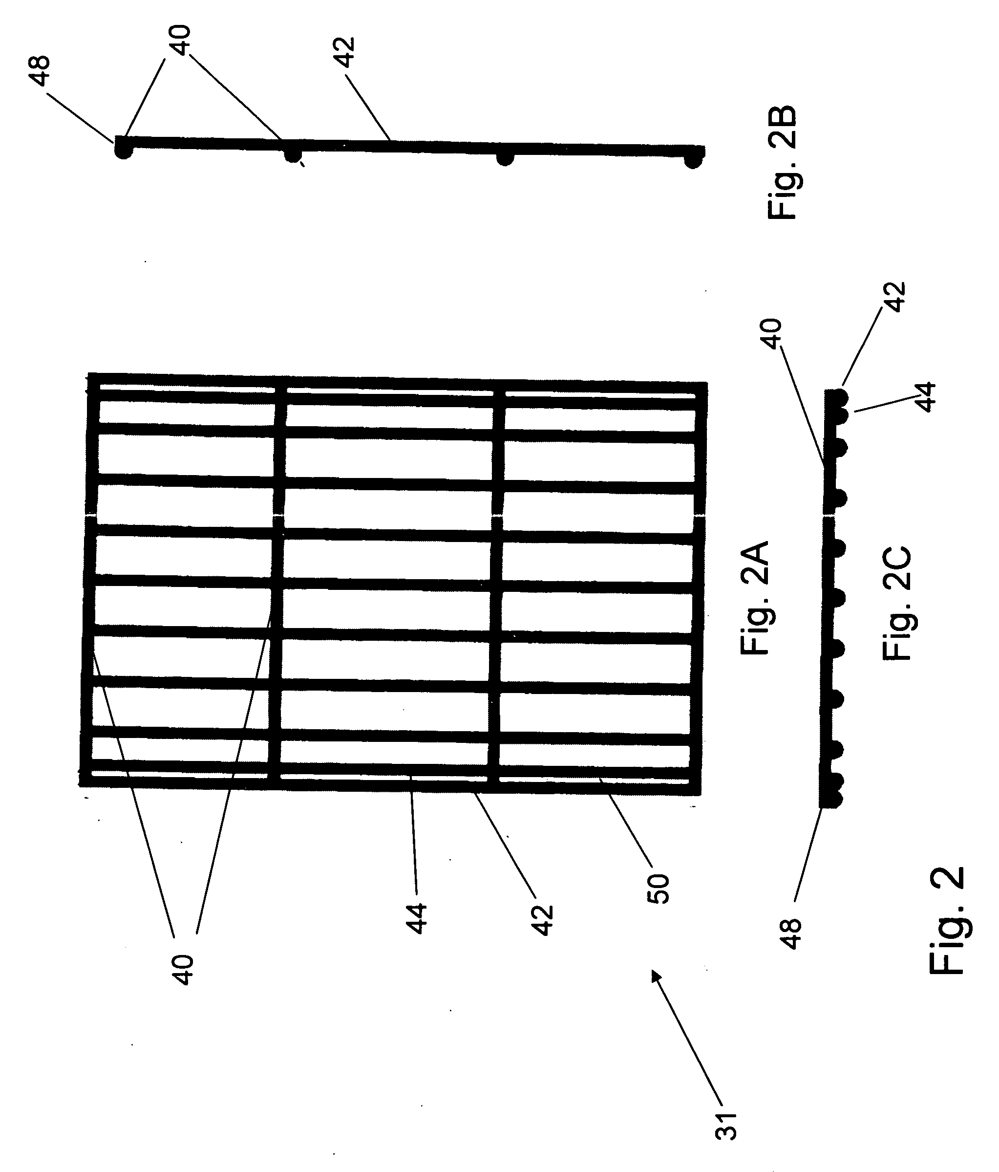 Attic floor joist grid system for weight bearing storage