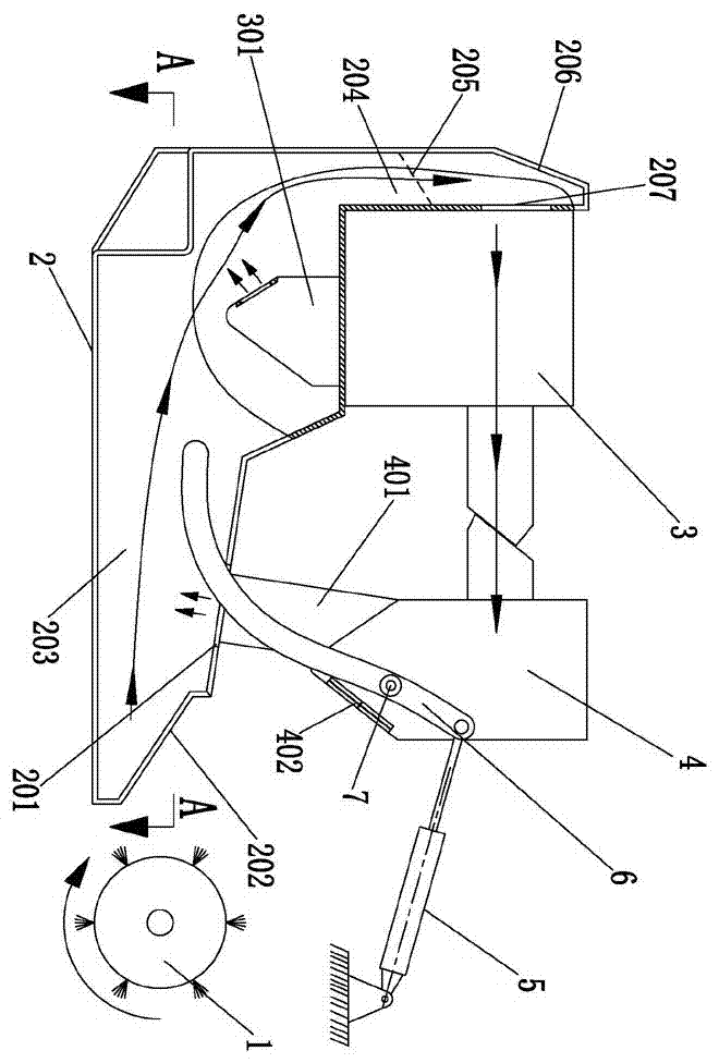 A dust collection system