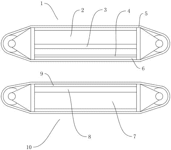 Hot pressing device for flexible solar battery component