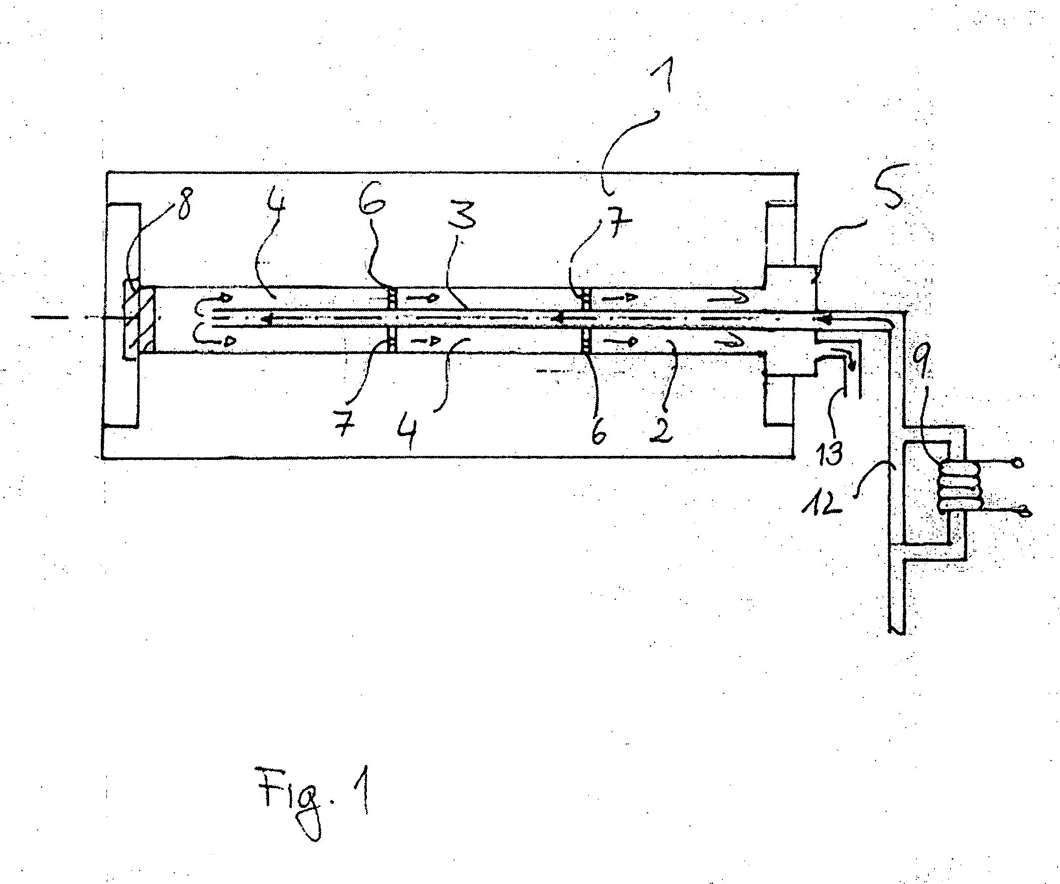 Device and method for controlling the temperature of a rotating body