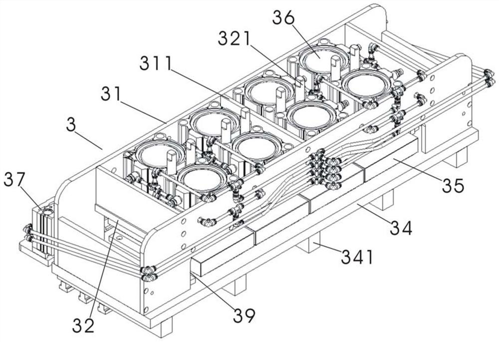 A straight groove processing positioning fixture