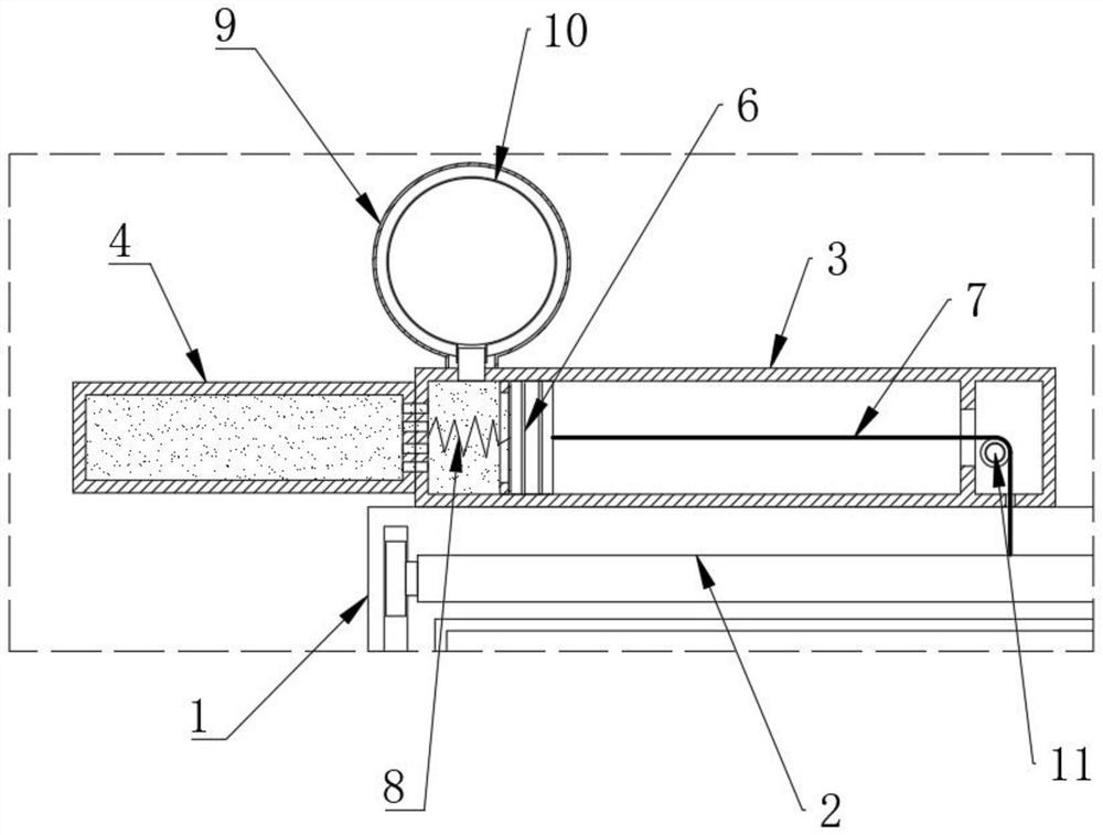 Thermal radiation cleaning device for photovoltaic solar panel