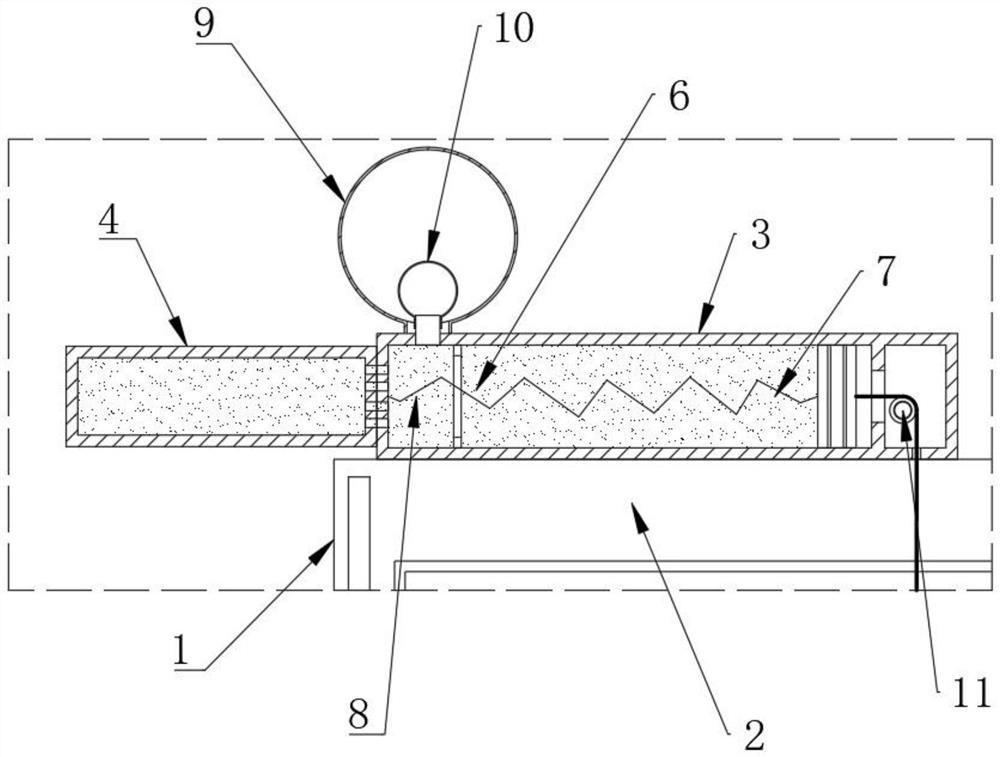 Thermal radiation cleaning device for photovoltaic solar panel