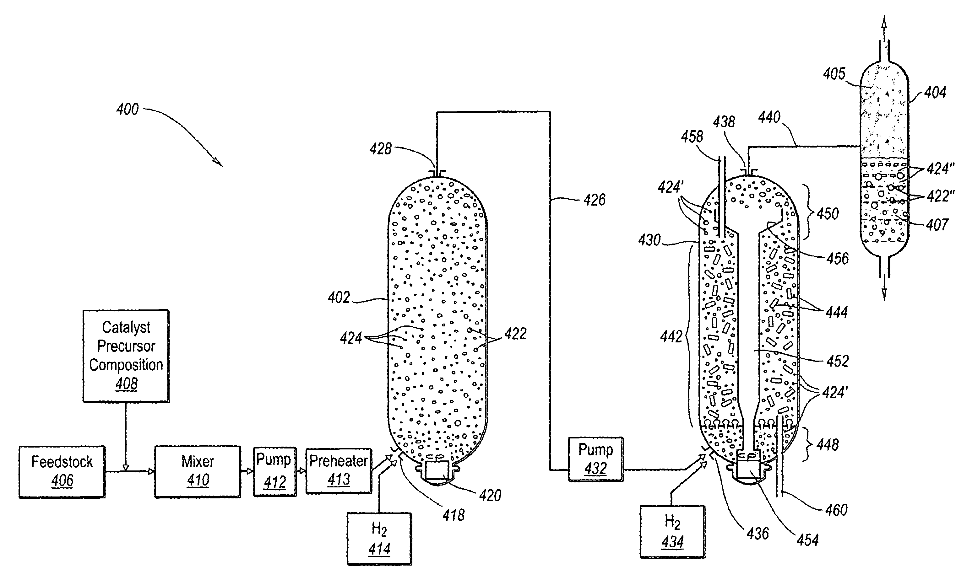 Ebullated bed hydroprocessing methods and systems and methods of upgrading an existing ebullated bed system