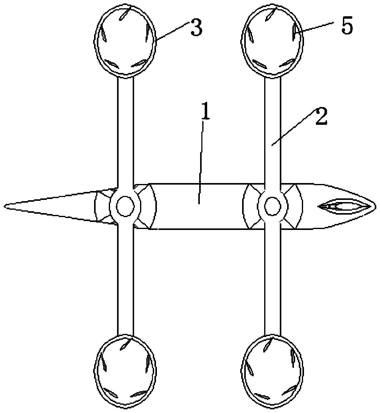 Cross-medium aircraft based on common rotor and cycloidal propeller