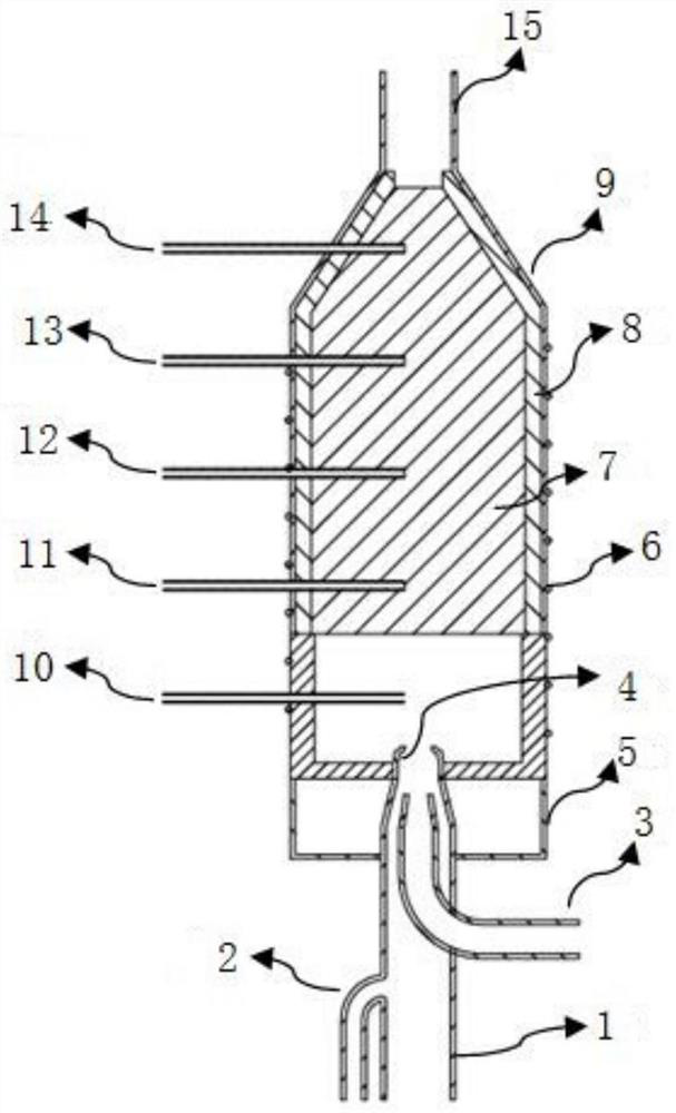 Combustion chamber of solid oxide fuel cell and method for automatic temperature control thereof