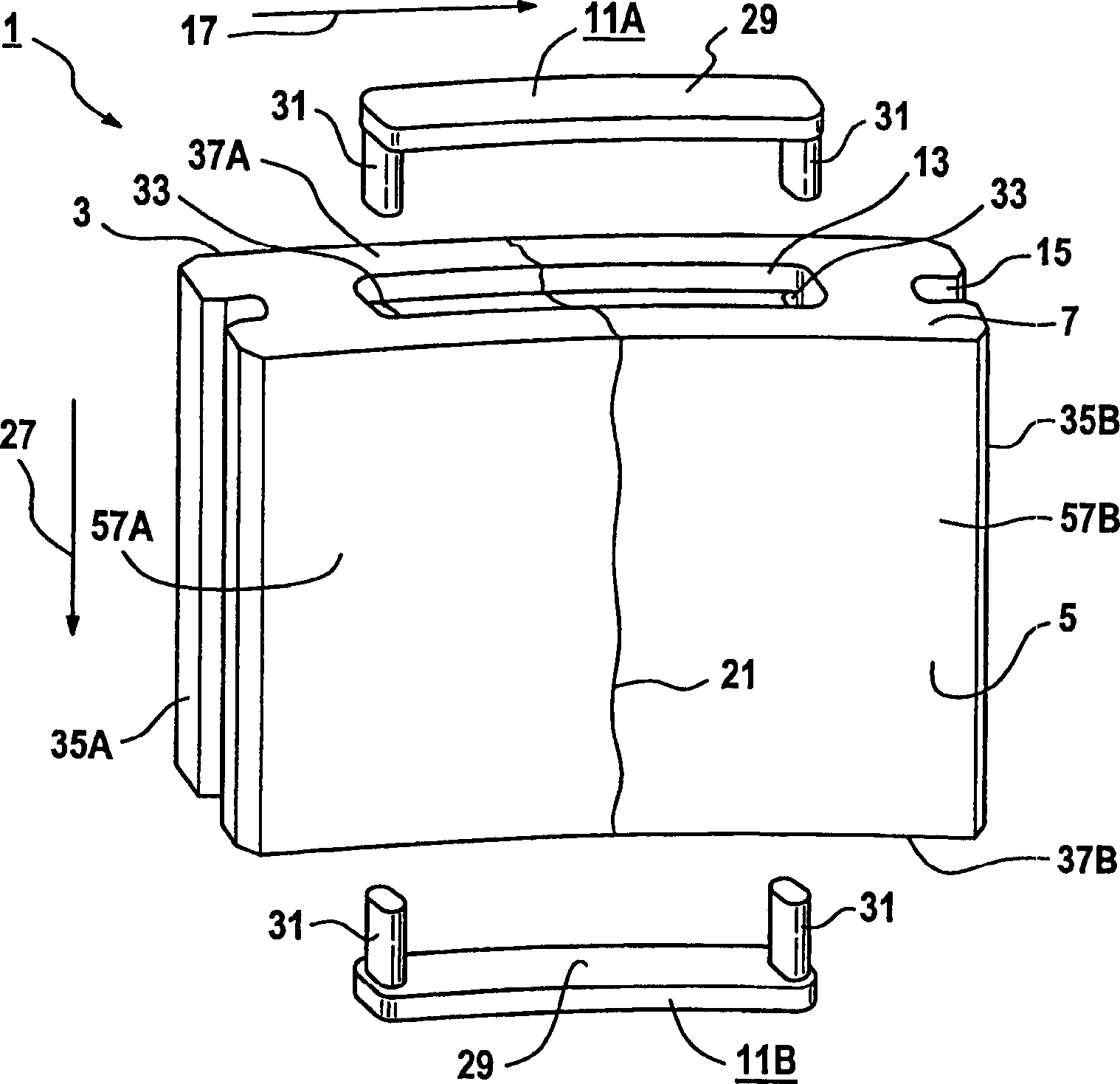 Thermal lump and its application in combustion chamber