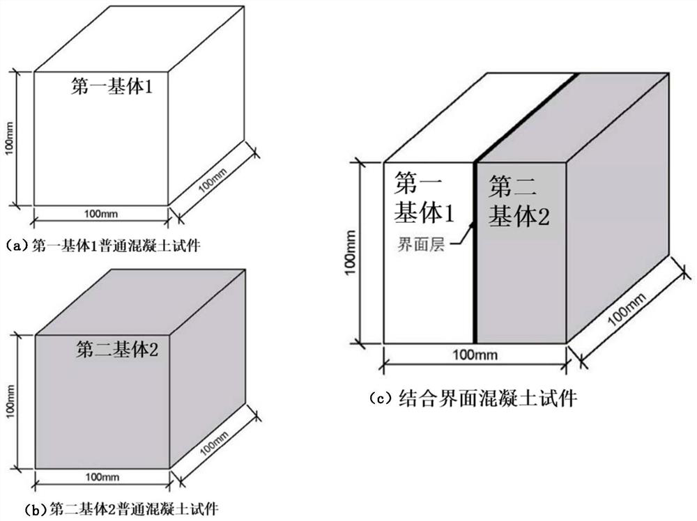 Fabricated concrete under common environment and design method of bonding interface of fabricated concrete