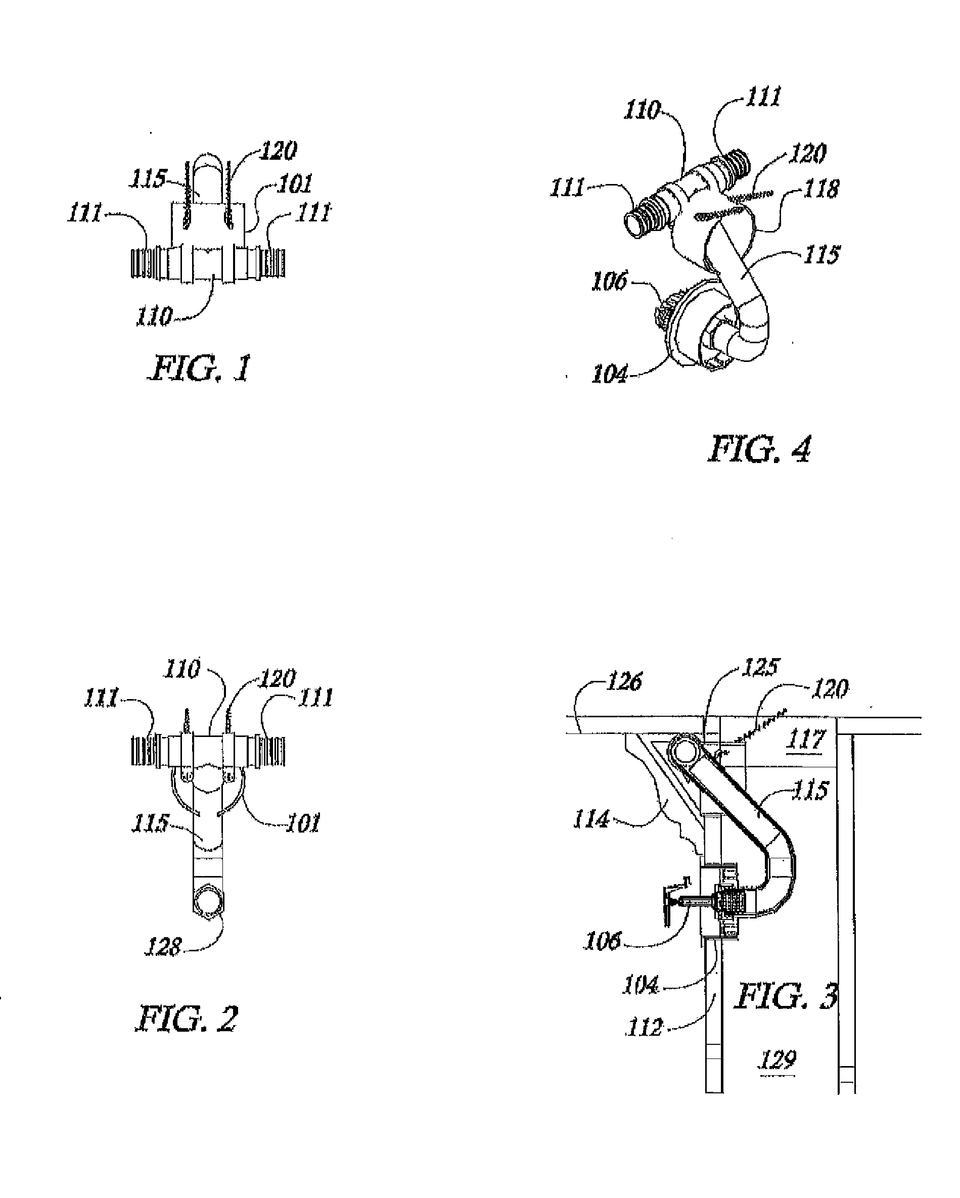 Sprinkler fitting attachment device