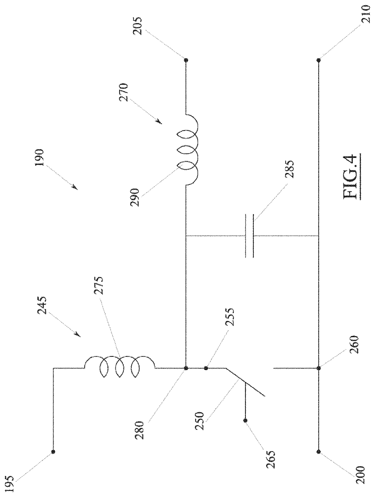 Apparatus for transferring electrical power to an electrical load with converter