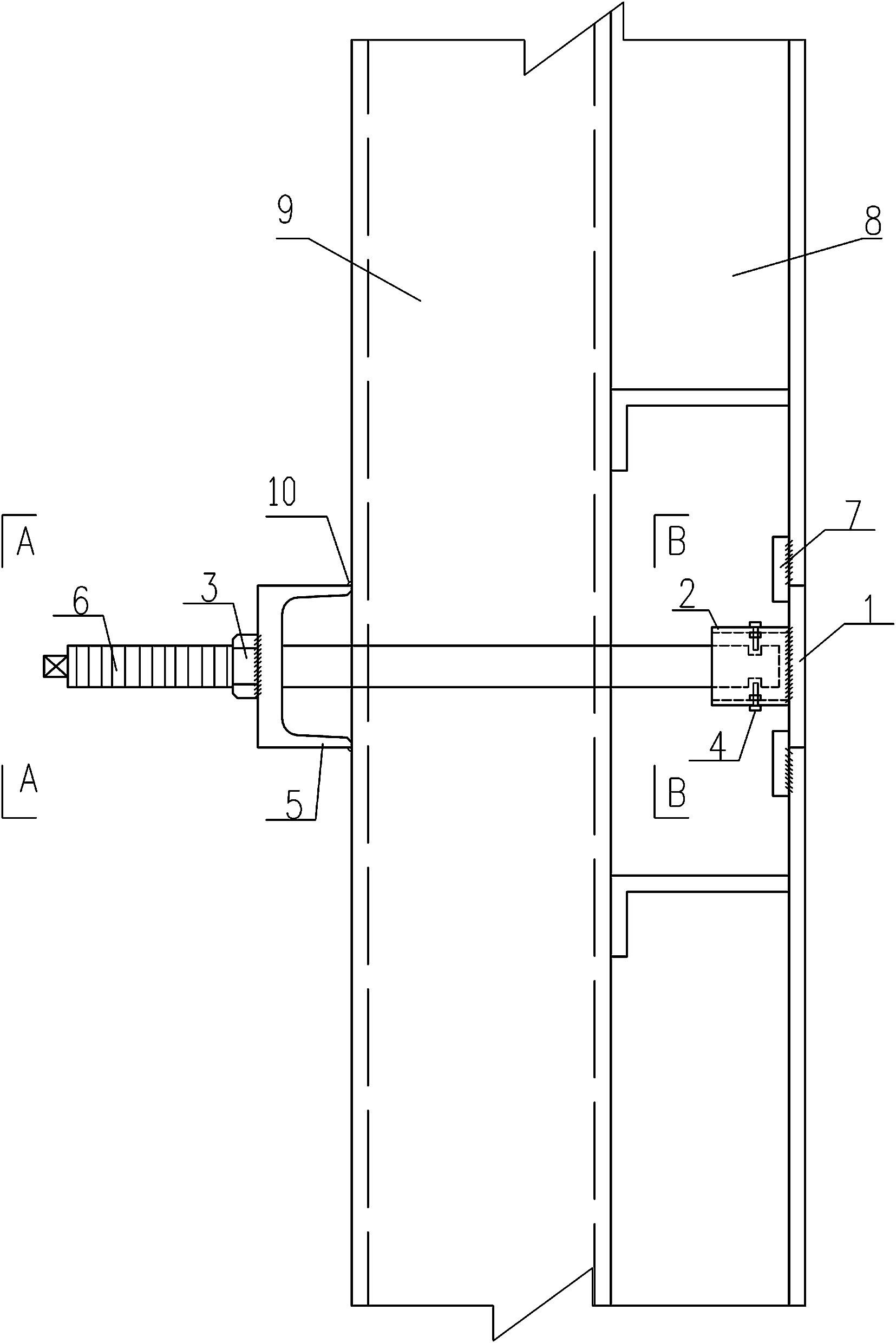 Underwater concrete template stripping device and method