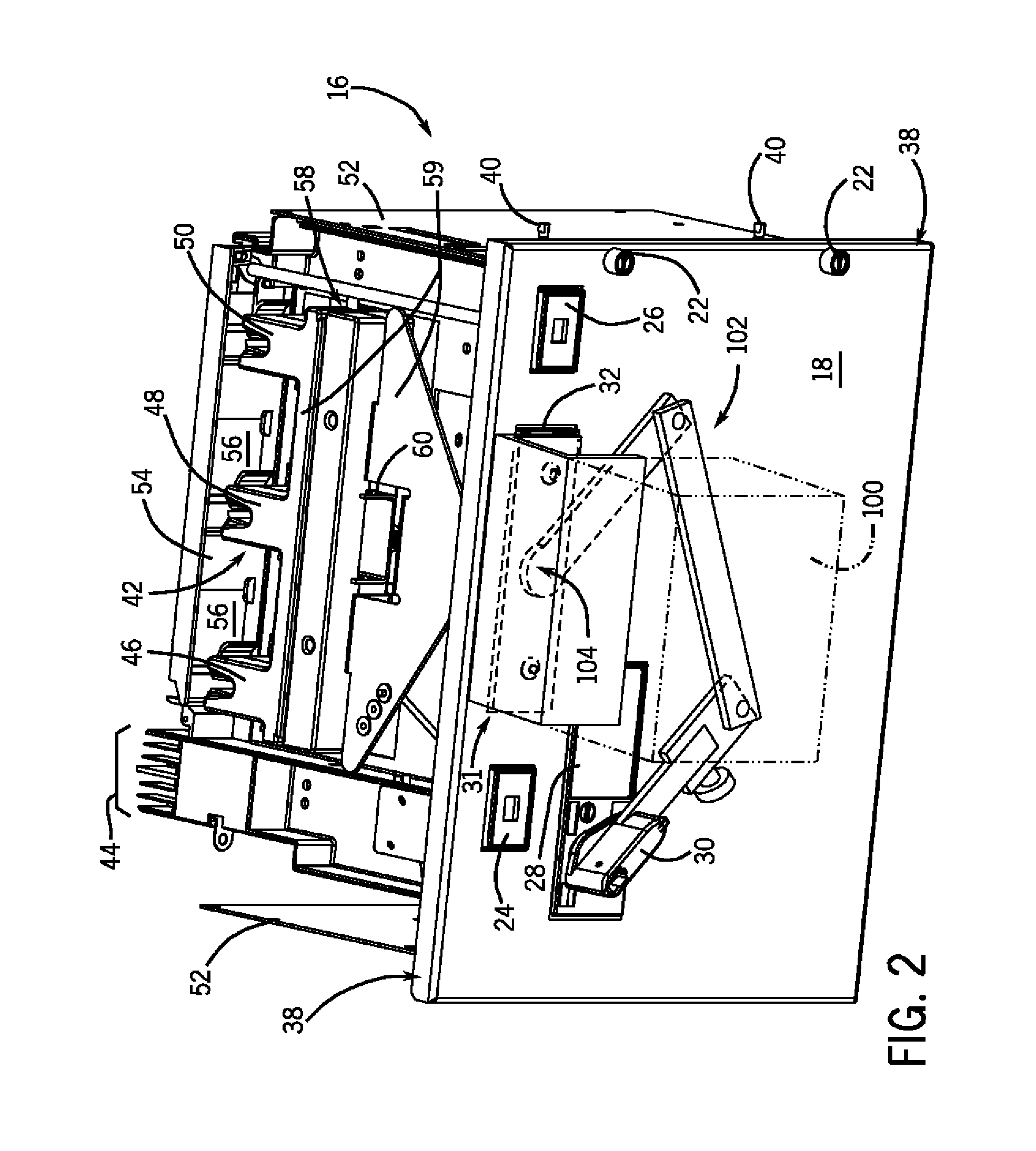 Remote operation of a motor control center subunit disconnect