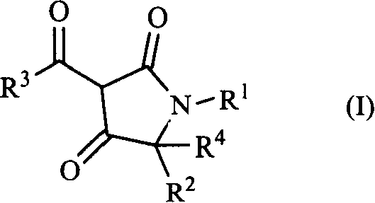 3-acyl-pyrrolidine-2,4-diketo compound and herbicidal activity
