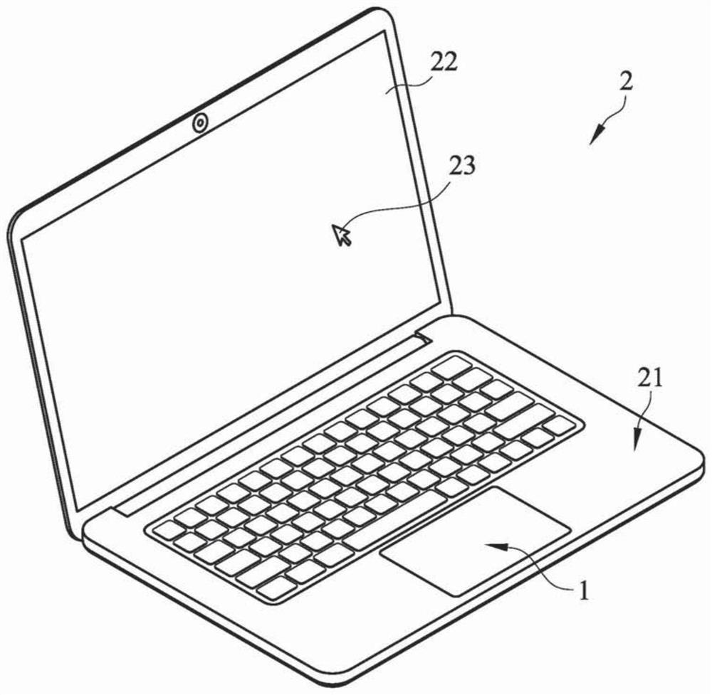 Touchpad module and electronic computer with touchpad module