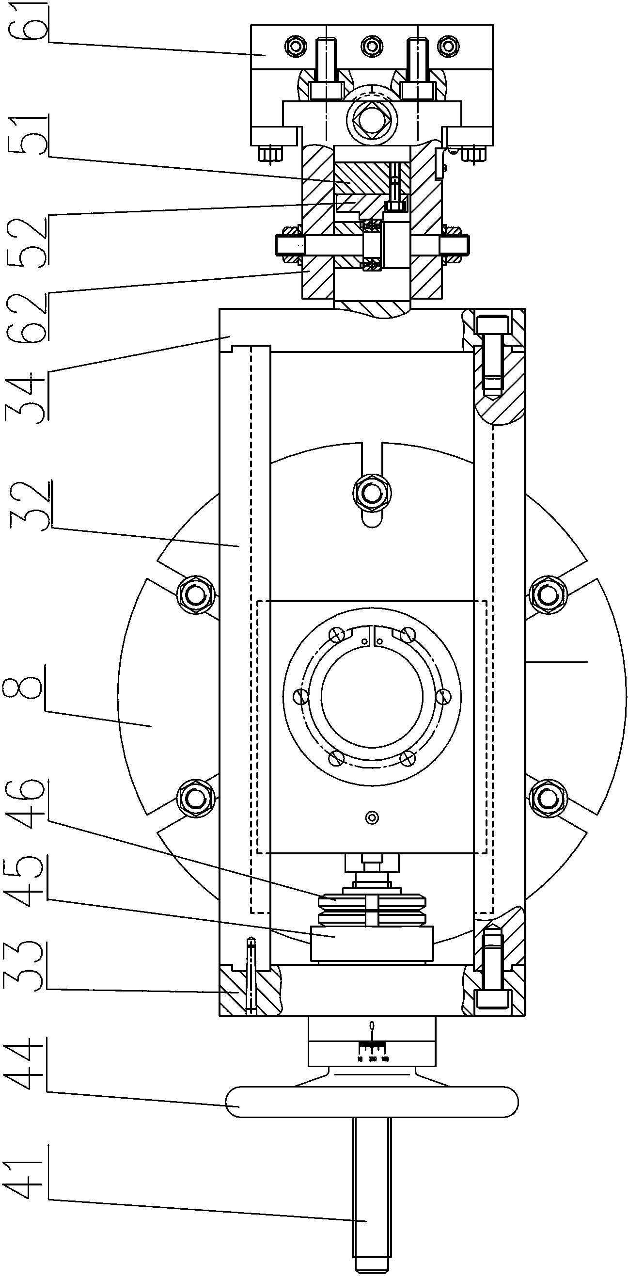 Device assisting ordinary gear hobbing machine in machining arc-shaped gear