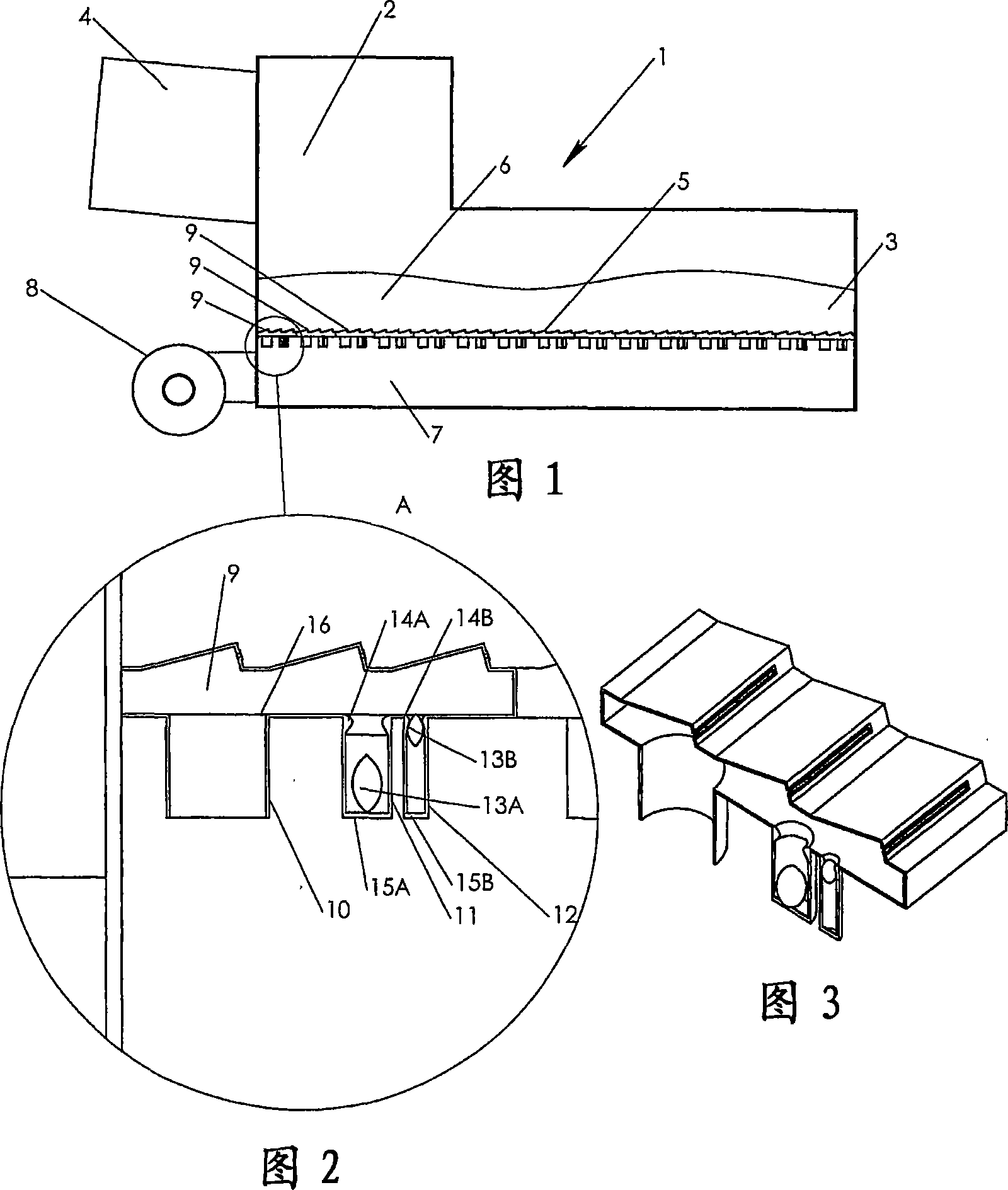 Method and device for processing particulates material bed layer