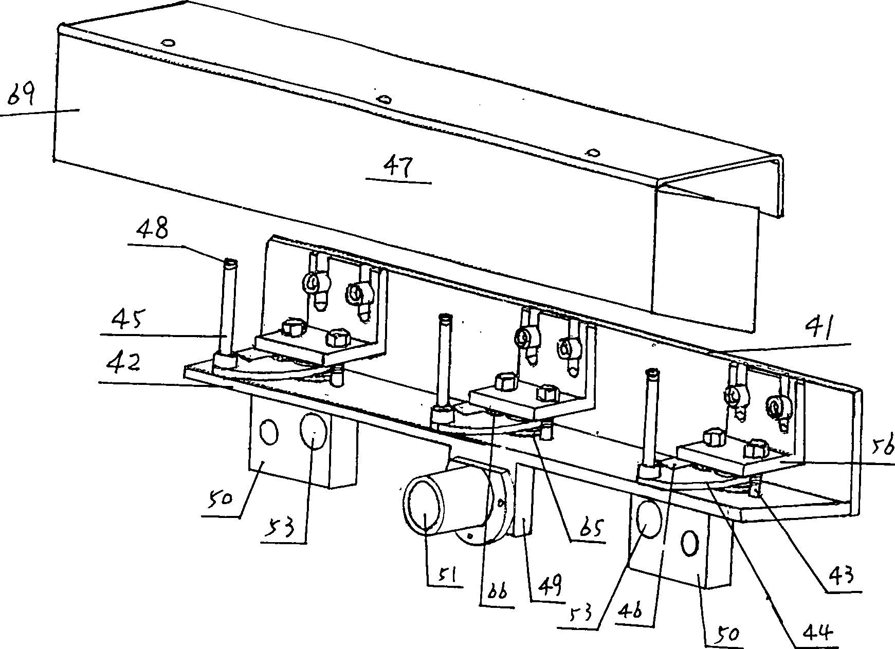 Secondary impression device of corrugated case