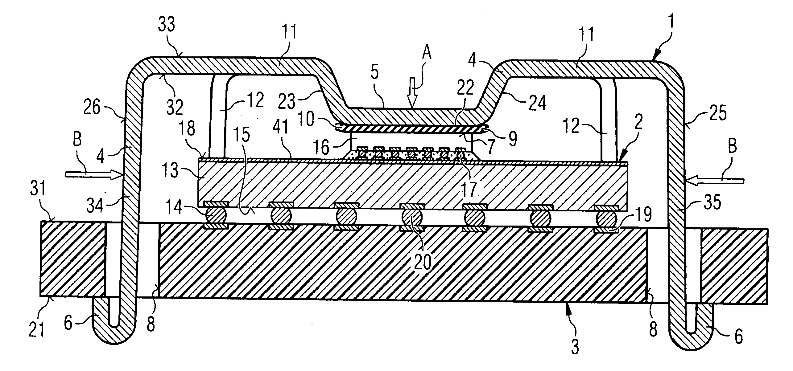 Heat sink for surface-mounted semiconductor devices