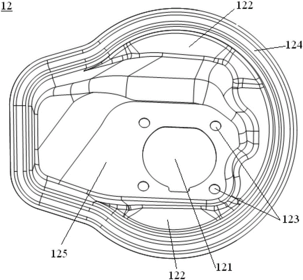 Charging port structure for vehicle and vehicle with charging port structure